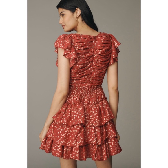 ANTHROPOLOGIE Ruffled Mini Dress - Picture 3 of 3